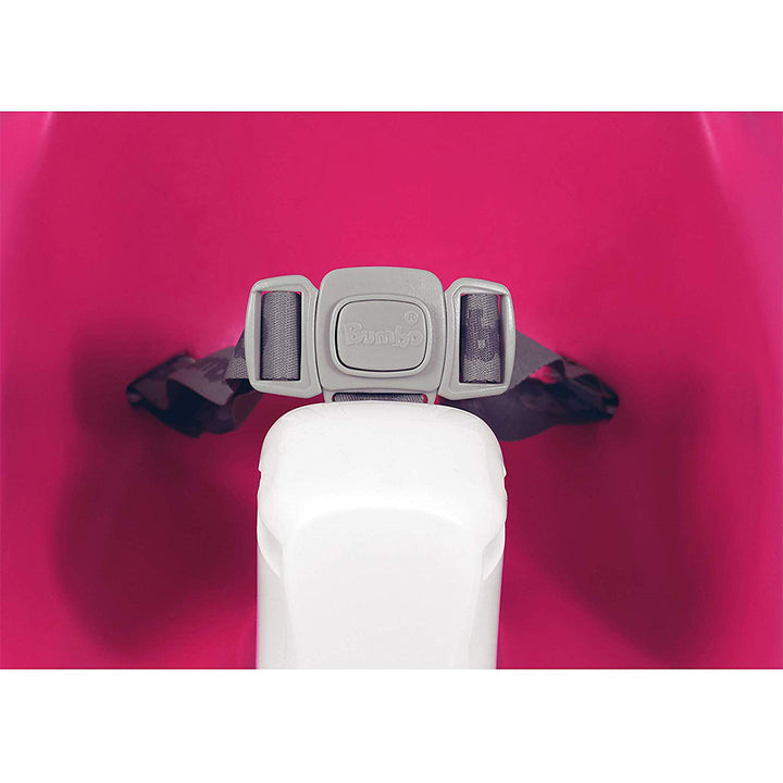 Bumbo Baby Toddler Adjustable Height 3-in-1 Non-Slip Booster Multi Seat, Magenta - VMInnovations