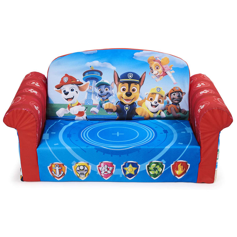 Marshmallow Furniture Kids 2-in-1 Flip Open Foam Sofa Bed, Paw Patrol (Open Box)