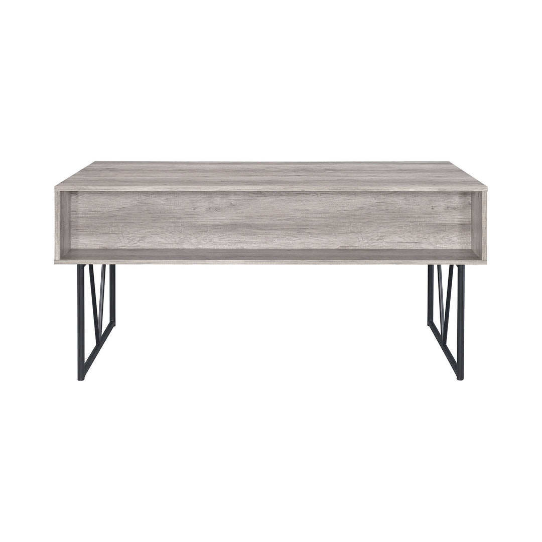 Coaster Home Furniture 4 Drawer Home Office Writing Desk, Grey Driftwood Finish - VMInnovations