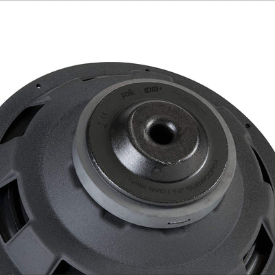 Polk Audio 1110W 12 Inch Single Voice Coil Marine Car Subwoofer (2 Pack) - VMInnovations