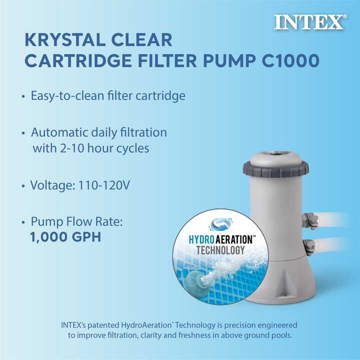 Intex 26165EH 15ft x 42in Easy Set Inflatable Above Ground Swimming Pool w/ Pump