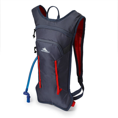 High Sierra 2.0 4L Hydration Water Backpack for Hiking, Gray & Red (Used) - VMInnovations