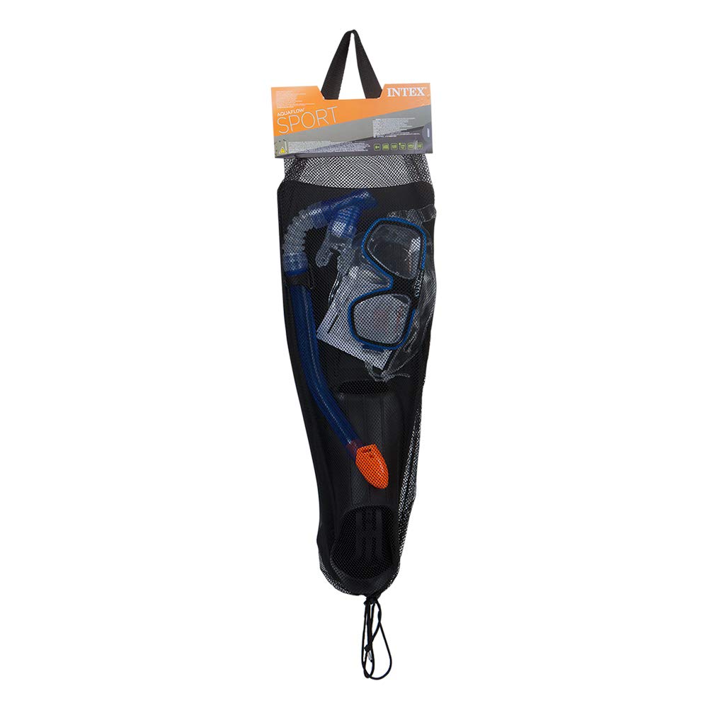 Intex Reef Rider Youth/Adult Swimming Diving Mask, Snorkel & Fin Set (Open Box)