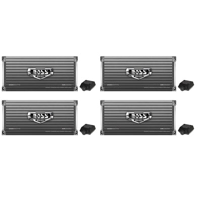 Boss Armor AR2000M 2000 Watt Monoblock A/B Amp Car Audio + Bass Remote (4 Pack) - VMInnovations