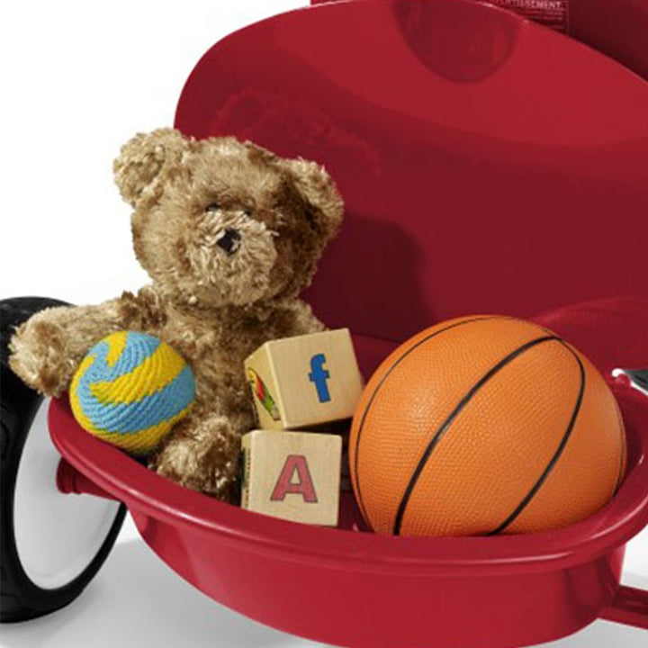 Radio Flyer Deluxe Steer & Stroll Kids Tricycle, Toddler Trike for Age 2-5, Red - VMInnovations