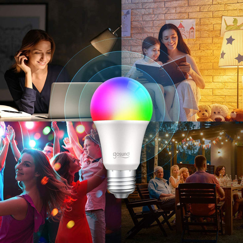 Gosund Smart Voice or App Control LED Multicolor Color Changing Light Bulb