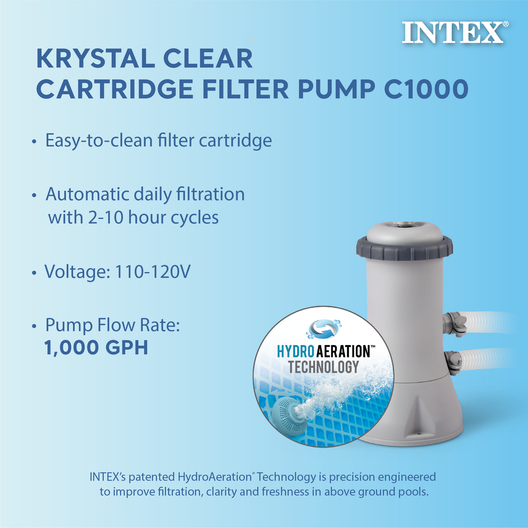 Intex 26165EH 15ft x 42in Easy Set Inflatable Above Ground Swimming Pool w/ Pump - VMInnovations