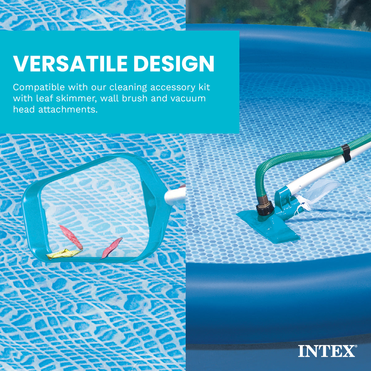 Intex 29054E 94 Inch Telescoping Swimming Pool Cleaning Maintenance Pole Shaft