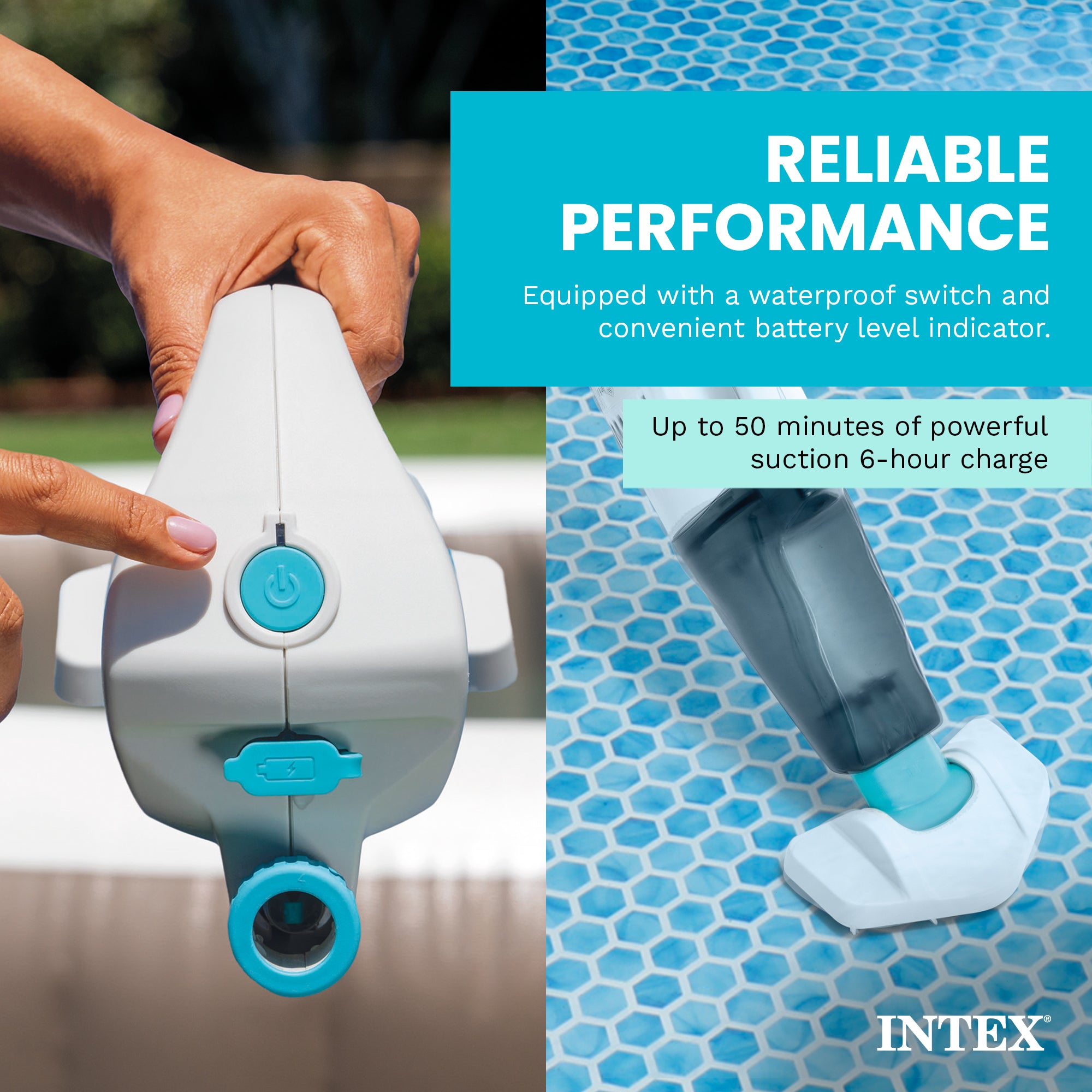 Intex Pool & Spa Vacuum ZR100 for PureSpas, Above Ground Pools & Inground Pools