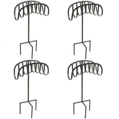 Liberty Garden Decorative Powder Coated Steel Garden Hose Storage Stand (4 Pack) - VMInnovations