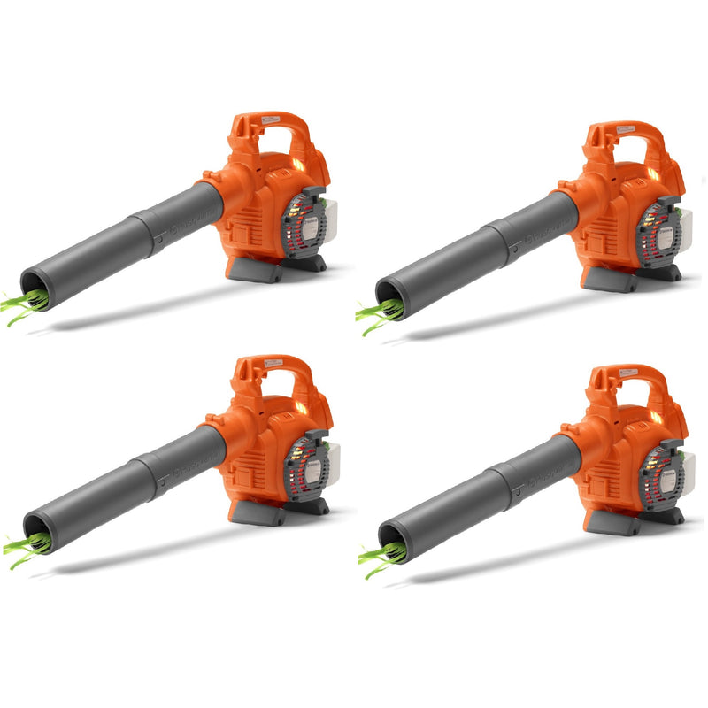 Husqvarna Kids Toy Battery Operated Lawn Leaf Blower w/Real Actions (4 Pack)
