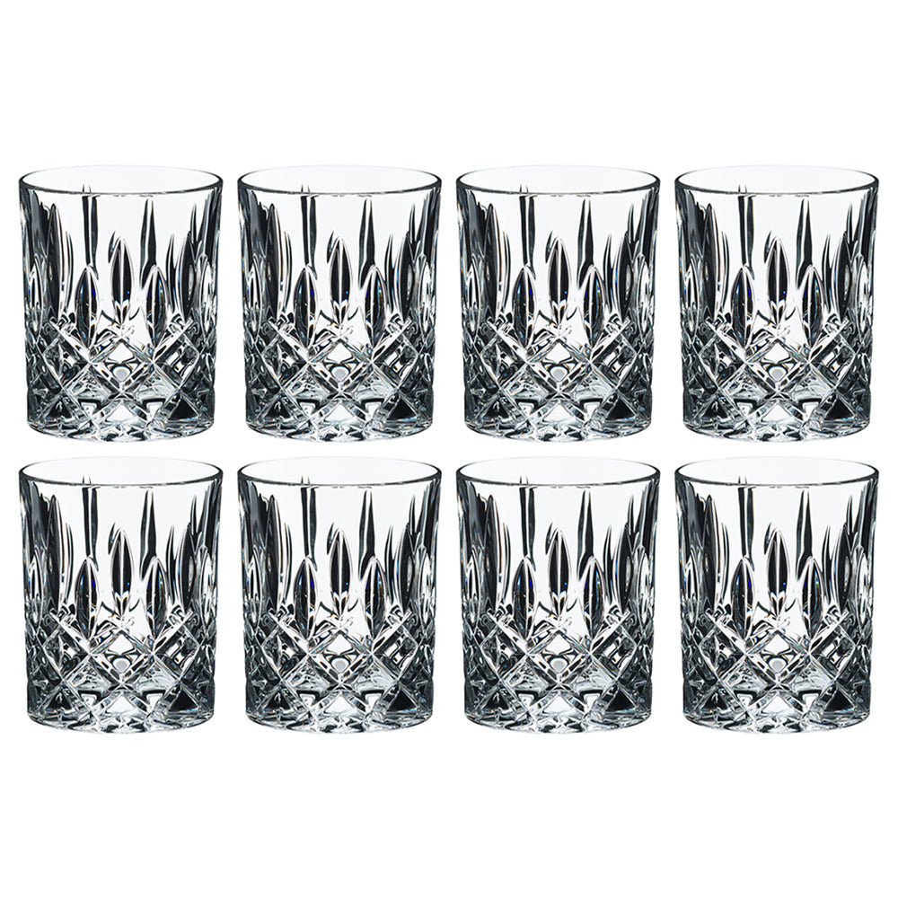 Riedel Spey Collection Crystal Scotch & Bourbon Tumbler Whiskey Glasses (8 Pack) - VMInnovations