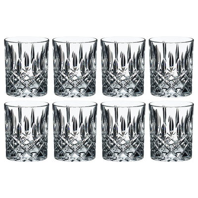 Riedel Spey Collection Crystal Scotch & Bourbon Tumbler Whiskey Glasses (8 Pack) - VMInnovations