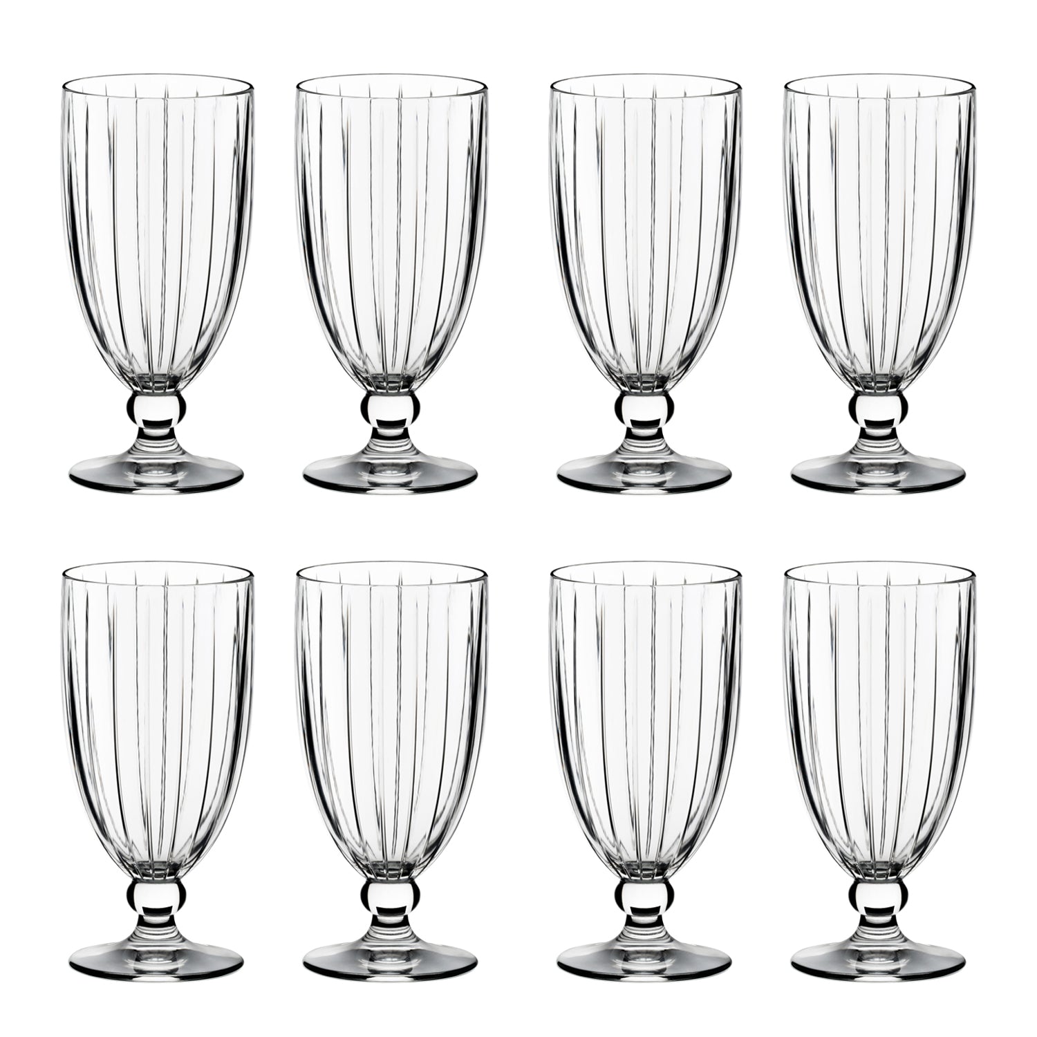 Riedel Sunshine Collection Classic Crystal Tall All-Purpose Glass, Set of 8 - VMInnovations