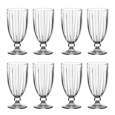 Riedel Sunshine Collection Classic Crystal Tall All-Purpose Glass, Set of 8 - VMInnovations