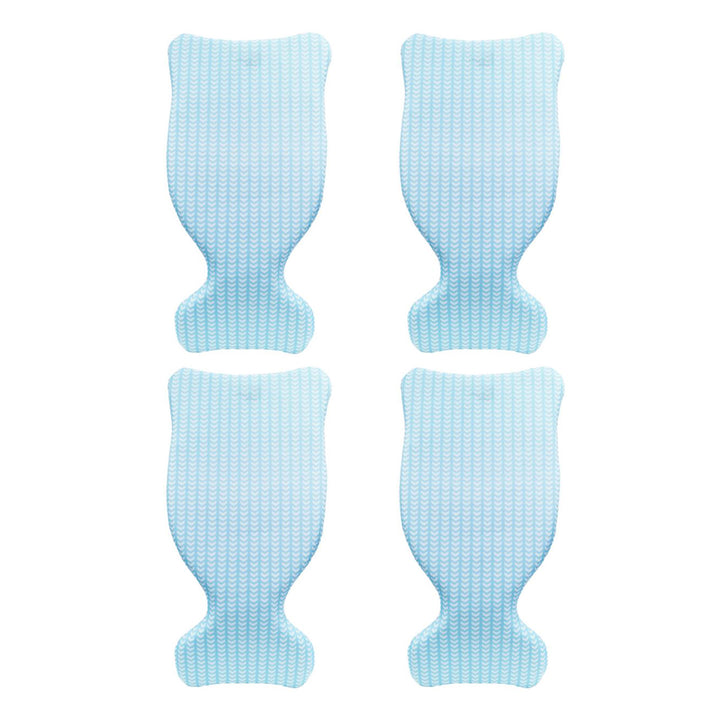 Magic Time International Saddle Pool Float, Blue with Chevron Pattern (4 Pack)