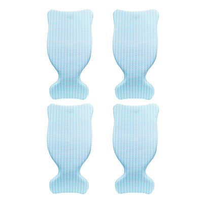 Magic Time International Saddle Pool Float, Blue with Chevron Pattern (4 Pack) - VMInnovations