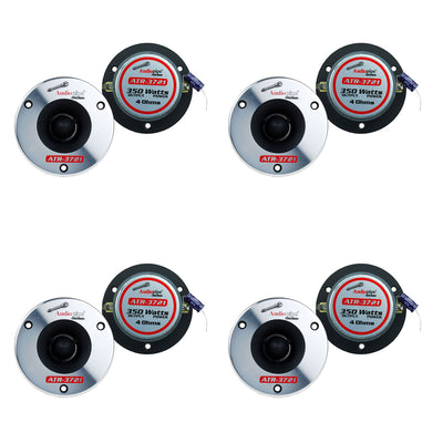 Audiopipe ATR-3721 3.75" 350W Pro Car Audio Bullet Tweeters ATR3731 (4 Pack)