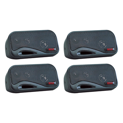 BOSS Audio AVA-6200 80 Watt 3-Way 4-Ohm Car Audio Box Speakers AVA6200 (4 Pack)