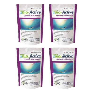 Bio-Active Non Polluting Cyanuric Acid Reducer Powder for Pools, 8 Ounces (4 Pk)