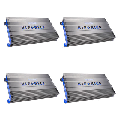 Hifonics BG-2500.1D Gamma Mono D 2500W Car Audio Subwoofer Amp Amplifer (4 Pack)