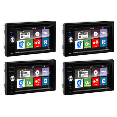 Boss Audio BV9366B In-Dash DVD/MP3 Bluetooth Touchscreen Car Monitor (4 Pack)