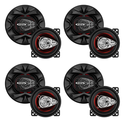 BOSS Chaos Exxtreme 4" Full Range Mounted Vehicle Speaker System Pair (4 Pack)