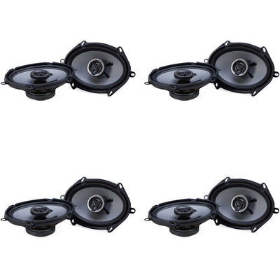 Crunch CS5768CX 250W Full Range 2 Way Coaxial 5x7 by 6x8" Speaker Pair (4 Pack) - VMInnovations
