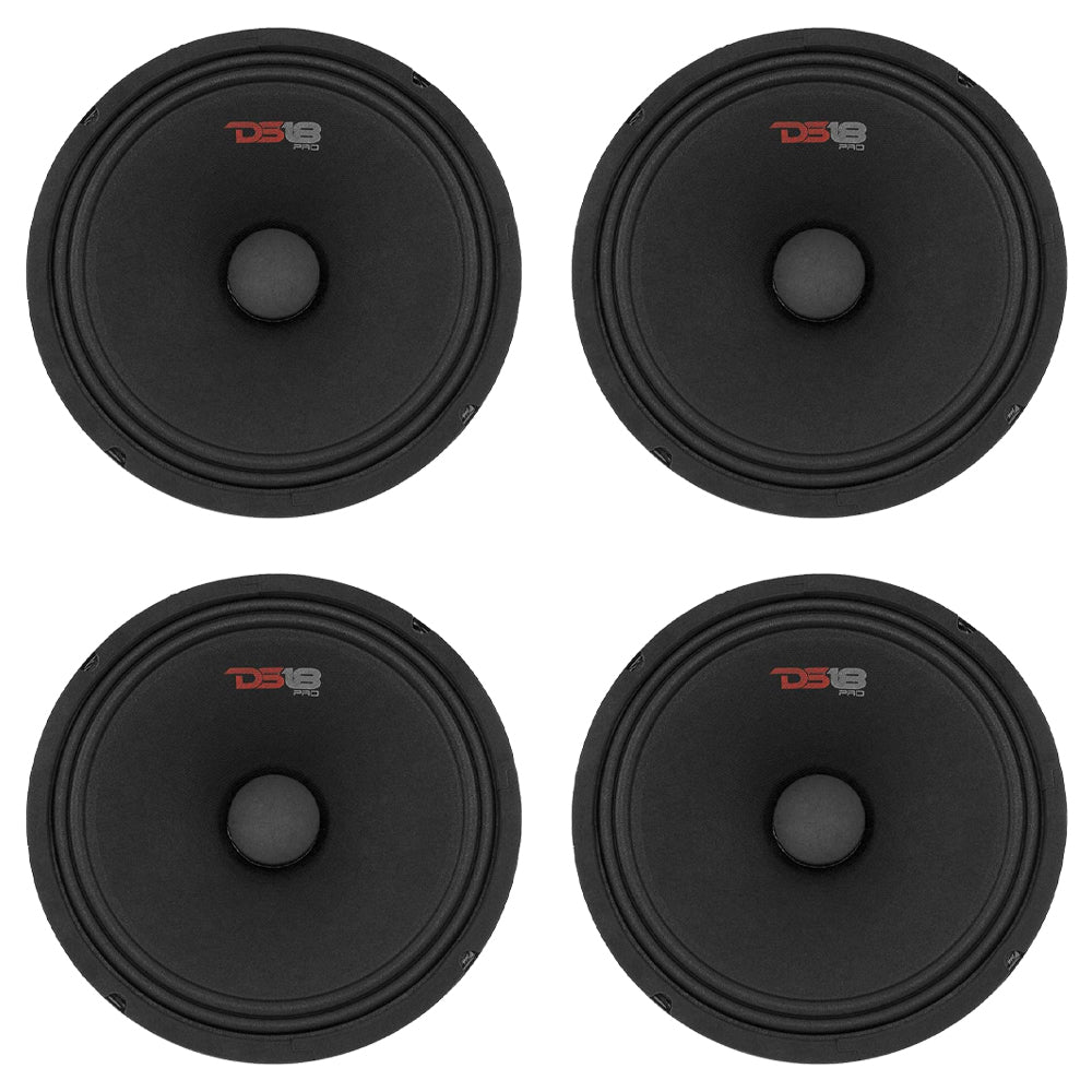 DS18 DS18-PRO-GM6 Pro GM 6.5" 480W Mid Range Car/Truck Door Loudspeaker (4 Pack)