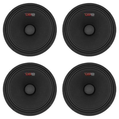 DS18 DS18-PRO-GM6 Pro GM 6.5" 480W Mid Range Car/Truck Door Loudspeaker (4 Pack)