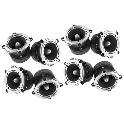 DS18 PRO TW220 1 In VC 350 Watt Super Bullet Tweeter Built In Crossover (8 Pack)