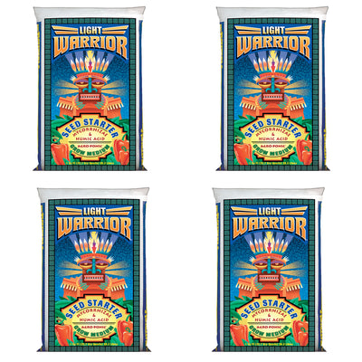 FoxFarm Light Warrior Soilless Germinator Mix, 1 Cu Ft (FL/MO/IN Only) (4 Pack)