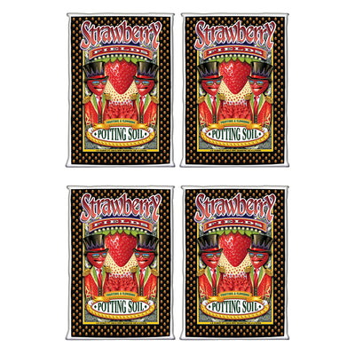 FoxFarm Strawberry Fields Flowering Garden Potting Soil, 1.5 Cubic Feet (4 Pack) - VMInnovations