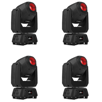 Chauvet DJ Intimidator Spot 260 Professional LED Motorized Stage Light (4 Pack)