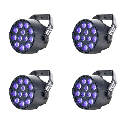 American DJ Eliminator Mini Par 1W LED Hanging Light Lighting Fixture (4 Pack)