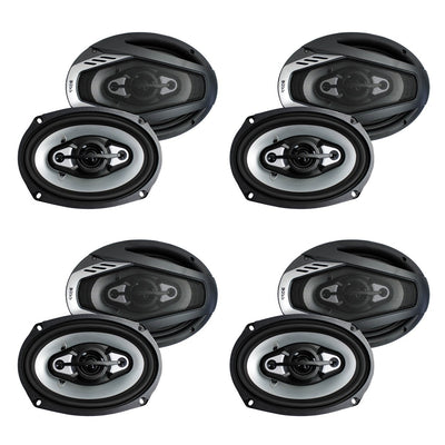 BOSS ONYX NX694 6x9" 800W 4-Way Car Audio Coaxial Speakers 4 Ohm (4 Pack)