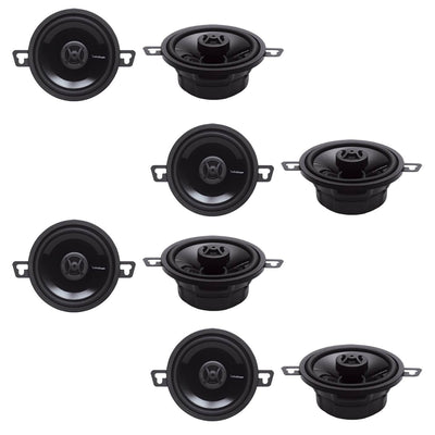 2) New Rockford Fosgate 80W 3.5" 2-Way Full-Range Car Audio Speakers (4 Pack)