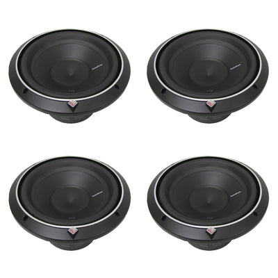 New Rockford Fosgate 15" 800 W 2-Ohm Punch Series Car Audio Subwoofer (4 Pack)