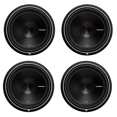 Rockford Fosgate 15" 1200 Watt 4-Ohm Car Audio Subwoofer Sub P3D415  (4 Pack)