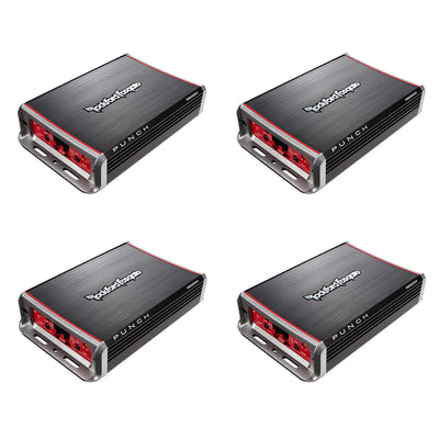 Rockford Fosgate PBR300X4 300W 4-Channel Amp for Compact Sub Systems (4 Pack)