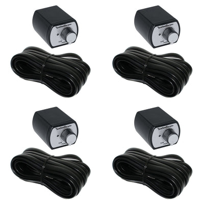 Rockford Fosgate PEQ Wired Remote Bass and Treble Knob EQ for Punch Amp (4 Pack)