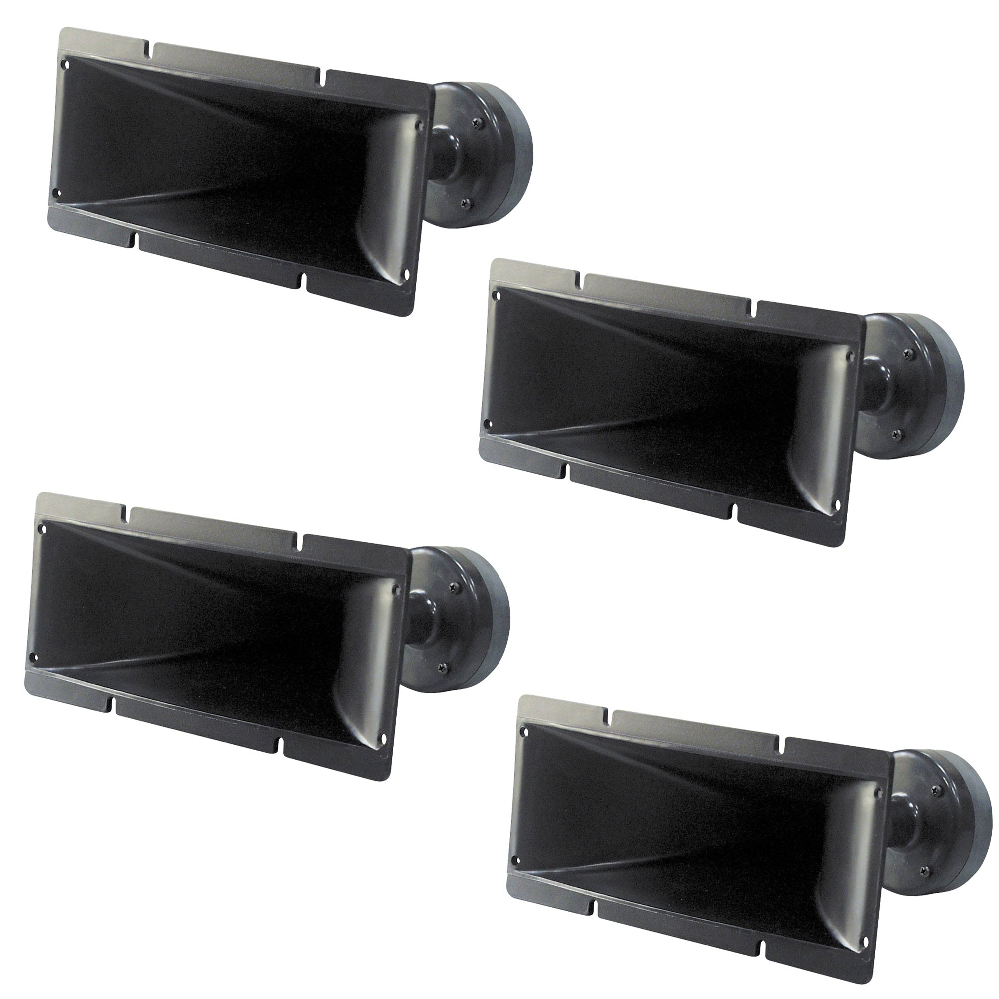 Pyle PH391 Single 4 x 10-Inch Tweeter Horn Driver 200 Watt Peak Power (4 Pack) - VMInnovations