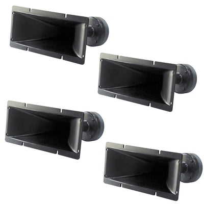 Pyle PH391 Single 4 x 10-Inch Tweeter Horn Driver 200 Watt Peak Power (4 Pack) - VMInnovations