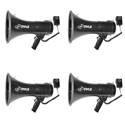 Pyle Pro PMP53IN 50W 1700 Yard Sound Range Portable Bullhorn Megaphone, Black