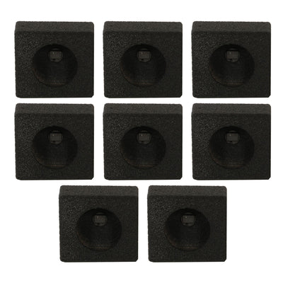 QPower QBomb QBTW6.5 Single 6.5" Bedliner Spray Car Speaker Enclosures (8 Pack) - VMInnovations