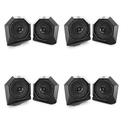 MTX Polaris RZRPOD65 6.5" 130W Dash Mount RZR ATV Coaxial Speakers Pair (4 Pack)