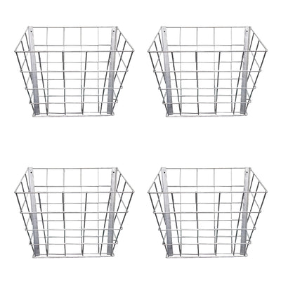 Rugged Ranch Livestock Steel Hay Feeder Rack for Goats, Sheep and Horses, 4 Pack - VMInnovations