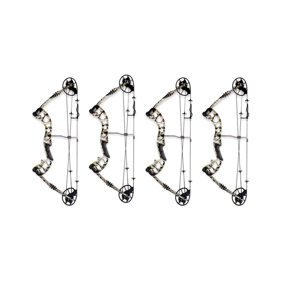 SereneLife Right Handed Complete Compound Target Practice Bow Package (4 Pack) - VMInnovations