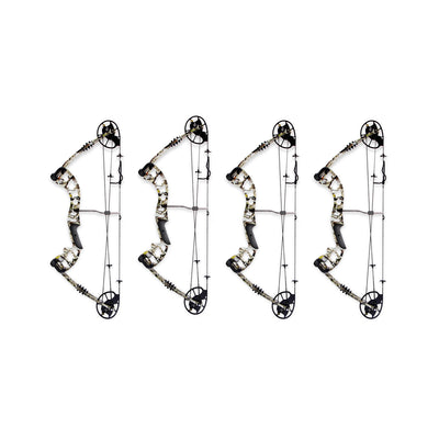 SereneLife Right Handed Complete Compound Target Practice Bow Package (4 Pack) - VMInnovations
