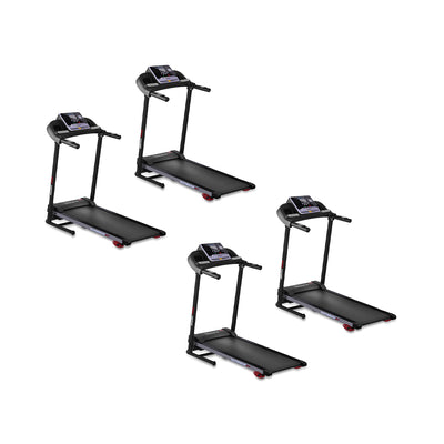SereneLife Digital Folding Running Treadmill Home Fitness Gym Equipment (4 Pack)